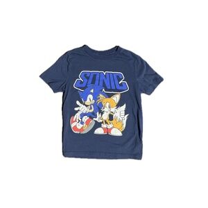 Sonic Graphic Blue Baby Tee